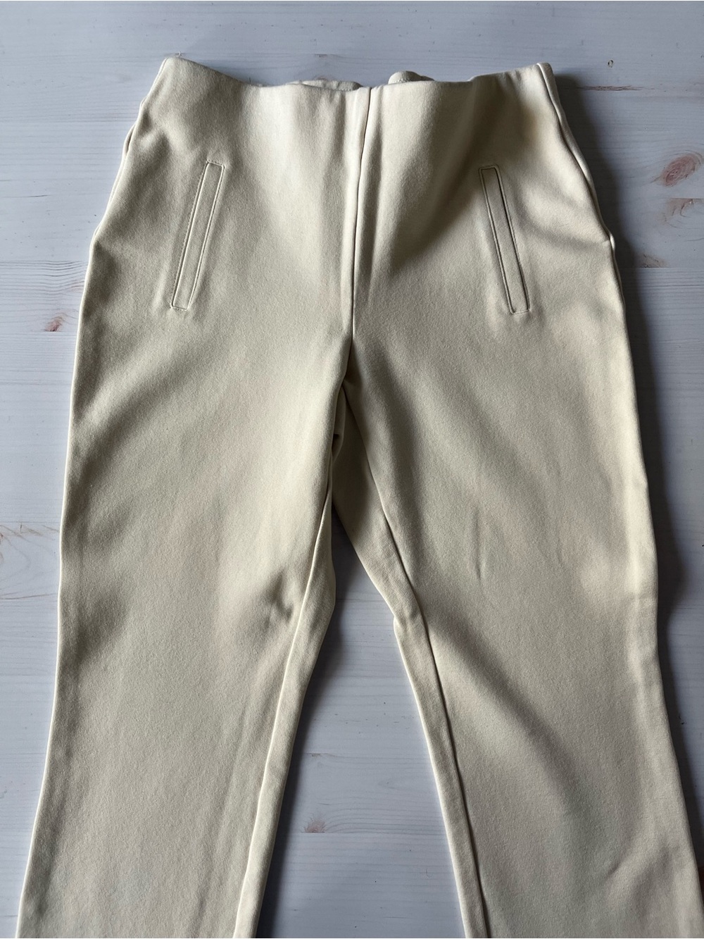 Cream Ponte Pants